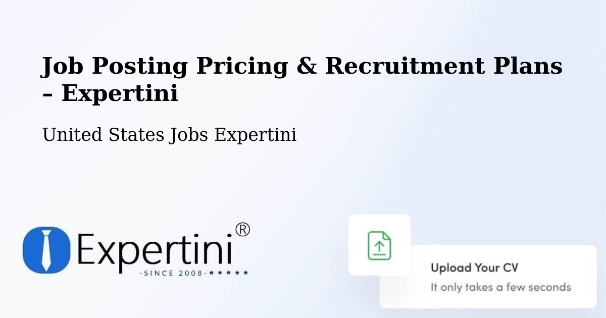 Job Posting Pricing & Recruitment Plans – Seguin - Seguin, United States Jobs Expertini