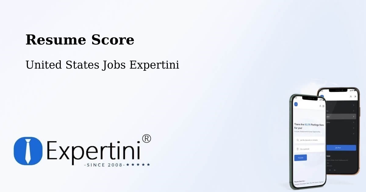 Resume Score & Job Description Match Tool – Seguin - United States Jobs Expertini